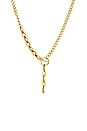 view 2 of 2 York Lariat Necklace in Gold