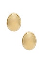view 1 of 3 Jenny Dome Earrings in Gold