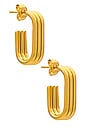 view 1 of 3 Casidy Hoop in Gold