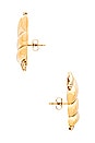 view 2 of 2 Lucia Winged Earrings in Gold