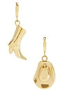 view 2 of 3 Giddy Up Earrings in Gold