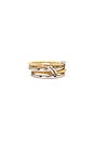view 2 of 3 Maddox Stacked Ring in Two Tone