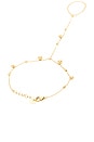 view 2 of 2 Bella Hand Chain in Gold