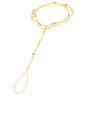 view 1 of 3 Skylar Hand Chain in Gold