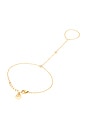 view 3 of 3 Mila Hand Chain in Gold