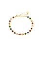 view 2 of 3 Celeste Colored Tennis Bracelet in Gold & Multi