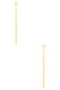 view 3 of 3 Wildside Hoops in Gold