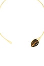 view 2 of 2 Payton Omega Choker in Gold & Brown