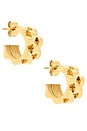 view 1 of 3 Rolly Baby Hoops in Gold