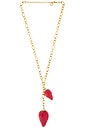 view 1 of 3 Strawberry Fields Lariat Necklace in Gold