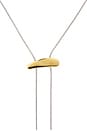 view 2 of 3 Lauren Two Tone Lariat Necklace in Two Tone
