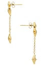 view 2 of 2 Vesper Drop Earrings in Gold