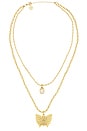 view 1 of 3 Iris Necklace in Unique Color & Gold in Unique Color & Gold 001