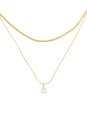 view 2 of 3 Radiance Necklace in Unique Color & Gold 001