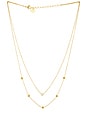 view 1 of 3 Leighton Necklace in Unique Color & Gold 001
