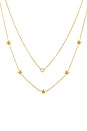 view 2 of 3 Leighton Necklace in Unique Color & Gold 001