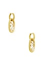 view 1 of 3 Ariella Earrings in Unique Color & Gold 001