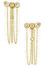 view 1 of 2 Tate Earrings in Unique Gold