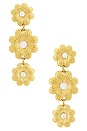 view 1 of 2 Mya Earrings in Unique Color & Gold in Unique Color & Gold 001