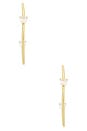 view 3 of 3 PENDIENTES DE ARO DELTA in Unique Color & Gold 001