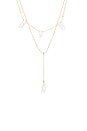view 2 of 2 COLLAR LARIAT PEARL in Gold & Pearl