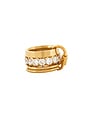 view 4 of 5 Reggie Stacked Ring in Gold