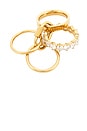 view 5 of 5 Reggie Stacked Ring in Gold