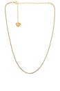 view 1 of 3 Sienna Tennis Necklace in Gold