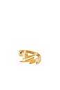 view 1 of 3 Lightning Bolt Ring in Gold