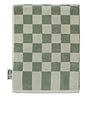 view 1 of 3 ПОЛОТЕНЦЕ ДЛЯ ВАННЫ BATHHOUSE CHECK ORGANIC BODY TOWEL in Sage