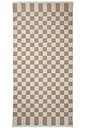 view 2 of 3 BATHHOUSE CHECK ORGANIC BODY TOWEL 목욕용 수건 in Oak