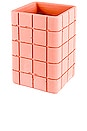 view 1 of 3 Tile Toothbrush Holder in Miami Pink