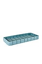 view 1 of 3 Tile Oblong Tray in Steel Blue