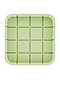 view 2 of 3 Tile Square Dish in Palm Green