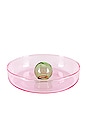 view 1 of 2 Small Bubble Dish in Pink & Green