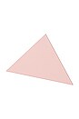 view 1 of 2 Triangle Geometric Photo Clip in Pink