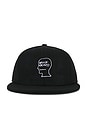 view 1 of 3 Flannel Logohead 6 Panel Hat in Black