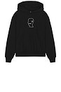 view 1 of 4 Logohead Hoodie in Black