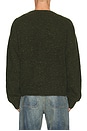view 2 of 4 Logohead Alpaca Crewneck Sweater in Forest Green