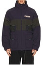 view 1 of 5 Paneled Snow Jacket in Navy