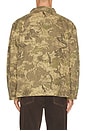 view 2 of 4 Twill Military Shirt Jacket in Leaf Camo