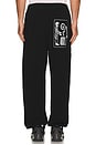 view 4 of 6 PANTALON SWEAT PSYCHIC STUDIES in Black