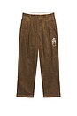 view 5 of 6 PANTALÓN CON TRABILLAS in Brown