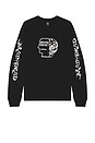 view 4 of 4 Skull Mech Long Sleeve Tee in Black