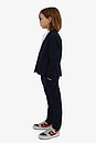 view 4 of 7 Charles Pinstriped Pant in Navy Pinstripe