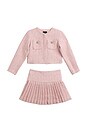 view 1 of 7 Shiloh Boucle Set in Bliss Pink