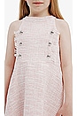 view 7 of 7 Roma Boucle Dress in Heavenly Pink