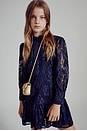 view 6 of 6 Kids Talina Lace Dress in Midnight
