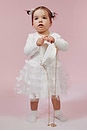 view 3 of 6 Kids Butterfly Ballet Dress in Ivory