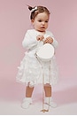 view 4 of 6 Kids Butterfly Ballet Dress in Ivory